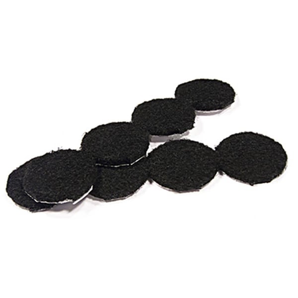 Convenience Concepts 1.12 in. TruGuard Round & Heavy Duty Self-Adhesive Felt Pads, Black, 208PK HI3240965 - main